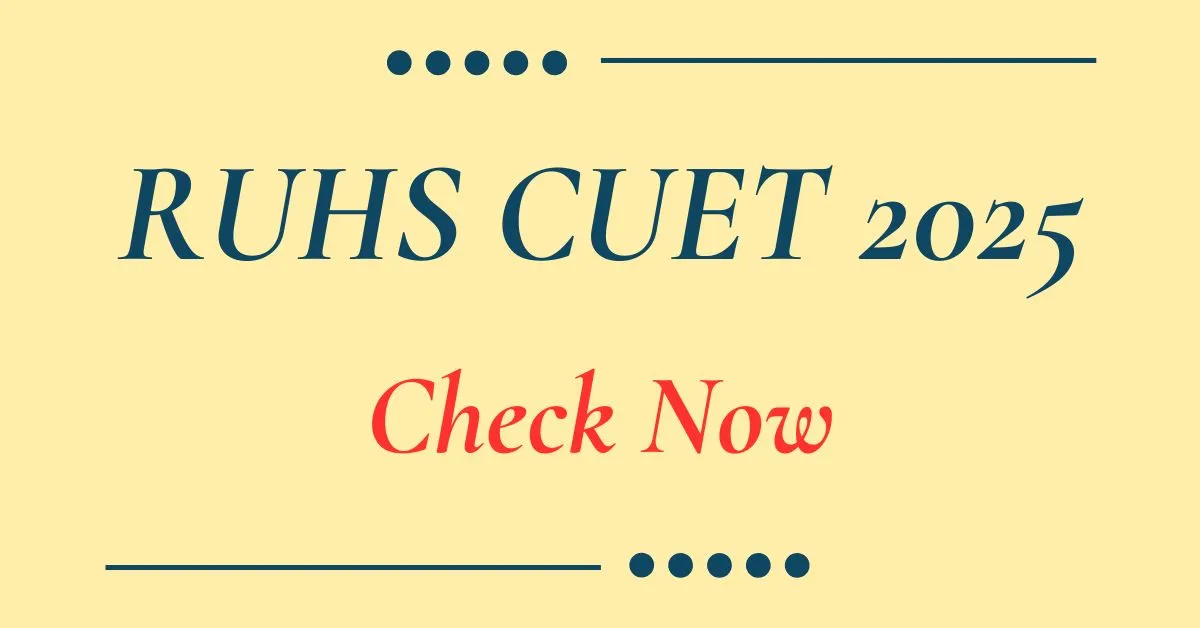 ruhs cuet results